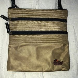 DOONEY AND BOURKE triple zip nylon crossbody bag